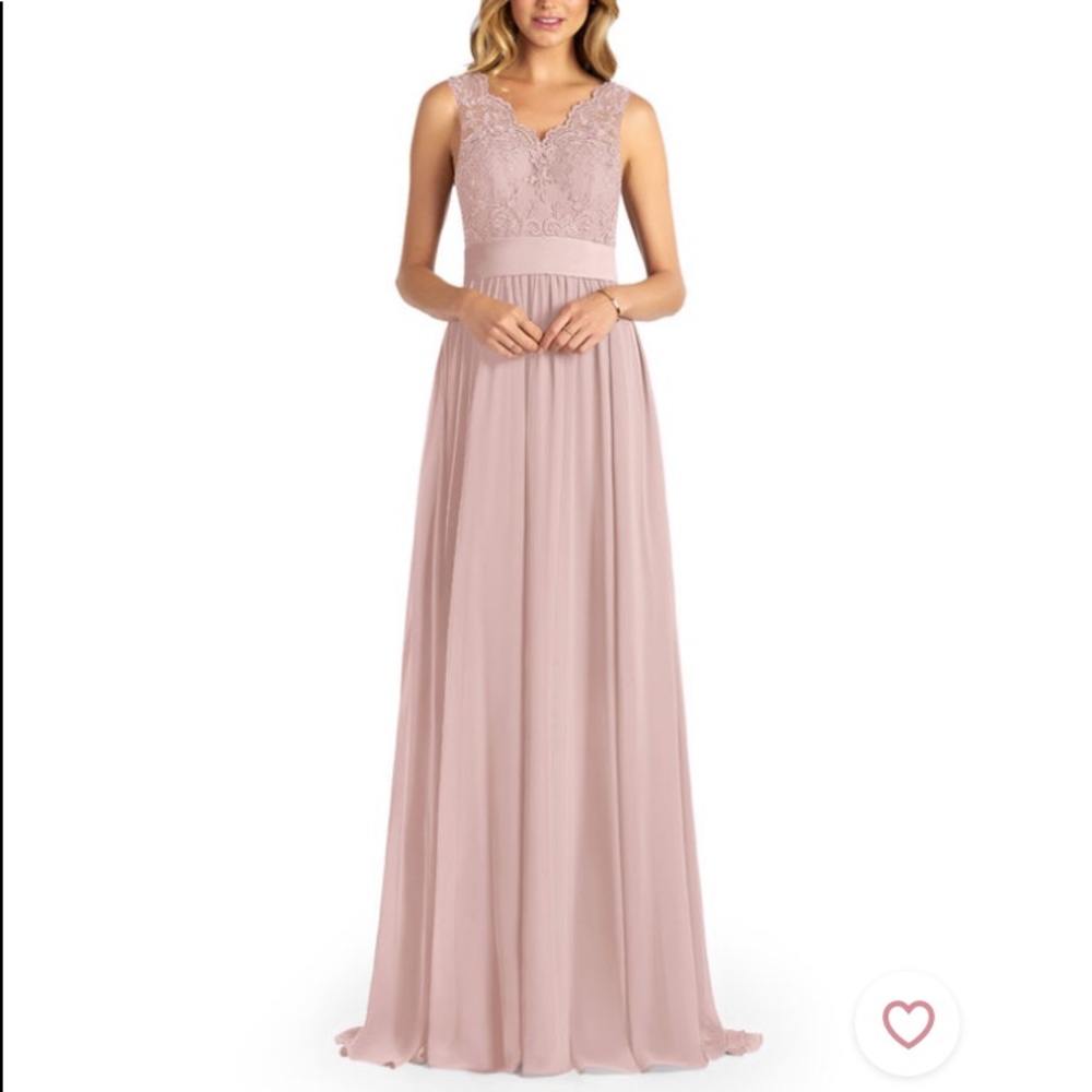 Azazie Gertrude Bridesmaid Dress Dusty Rose size 6
